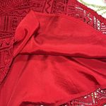 Moulinette Soeurs  by Anthropologie lace peplum top women's size 14 lined 3/4 slv Photo 7