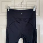 Zyia  Light n Tight Black and White Speckled Leggings Size Medium 6-8 Exercise Photo 2