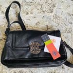 Tory Burch  AMANDA fold over leather bag 💜 Photo 1
