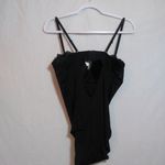 Jason Wu Black Bodysuit with Strappy Design Lace Size XL Photo 9