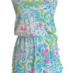 Lilly Pulitzer Analee Romper What a Lovely Place Size X-Small NEW Photo 0