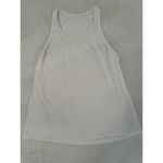 Lululemon White Tank Top Size 10 Flowy Relaxed Pima Cotton Photo 3