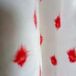 Brooks Brothers  6 White Red Splat Dot Skirt Photo 3