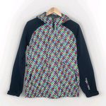 Bonfire Snowboarding Womens Small Outdoor Zip Snow Ski Athletic Black Multi Photo 0