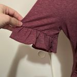 SheIn medium maternity flounce sleeve wrap blouse Photo 3