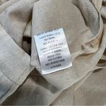 Faeriesty‎ Wide Leg High Rise Beige Linen Blend Side Zip Pants Size 2X Tan Photo 10