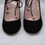 Kate Spade Womens Pumps Size 7.5 Black Whimsigoth Chunky Dark Romantic Feminine Photo 11