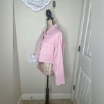 NTM: Mimosa Cropped Raw Hem Trucker Style Pink Corduroy Jacket NWT Size M Size M Photo 7