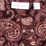 New York & Co. Burgundy & Pink Boho Blouse Photo 8