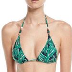 Stella McCartney  green paisley string bikini top S Photo 0