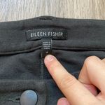Eileen Fisher Charcoal Gray Stretchy Slim Button Up Trousers Size 4 Photo 3
