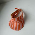 Dazey LA  Reversible Orange & Yellow Print Adjustable Visor Photo 3