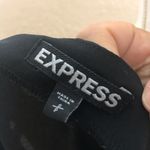 EXPRESS  Women’s Black Scoop Lattice Cold Shoulder Dolman Sleeve Blouse Small Photo 5