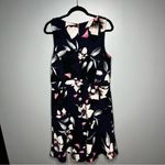 Vince Camuto Floral Ruffle Hem Midi Dress Feminine Romantic Cottagecore Style 16 Photo 3