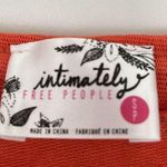 Free People New  Small Orange Peach Corset Mini Bodycon Dress Photo 9