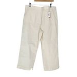 Marine layer Bridget Wide Leg Crop Pant Cream Antique White High Rise Size 14 Photo 4