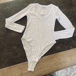 MANGOPOP Deep V Neck Long Sleeve Tops Bodysuit for Women Clothing Photo 5