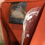 NWT LEYDEN V Neck Long Sleeve Romper Rust Small Photo 7