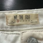 Free People  mini skirt denim patched boho summer casual 26 Photo 5