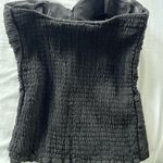 Bebe  black strapless top with embellishment Photo 2