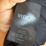 Weekday  Verna Black Button Front Shirt Dress Photo 4