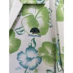 Tommy Bahama  Silk Cotton Tropical Pullover V Neck Top Sz L Resort Summer Hawaii Photo 2