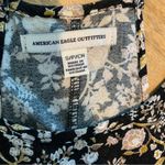 American Eagle America Eagle Outfitters Black Floral Flowy Tank S Photo 4