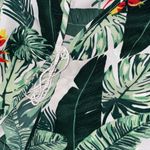  Leaf Green Printed Maxi Kimono Open Cardigan OS Rachel Zoe OS Photo 4