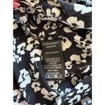 Lush Clothing Womens Wide Leg Pull‎ On Casual Pants Size Medium Black White Floral High Rise Photo 2