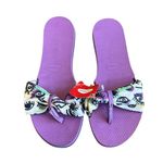 Havaianas  You Saint Tropez Sandals Slides Bold Colorful Eye Print Size 9 NWT Photo 1