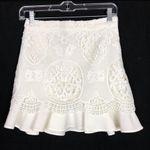 Line and Dot Mon Cherie Lace Skirt in White XS Photo 0