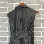 Maeve Faux Leather Wrap Mini Dress SOLD OUT ONLINE EUC Photo 10