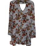 Mossimo Supply Co . Women's/Teen's Blue Floral Boho Flowy Chic Mini Dress Size XS Photo 1