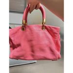Marc Jacobs Soft Pink Leather top handle Zip Crossbody Satchel Bag Purse *Read Photo 1