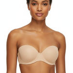 Wacoal  Red Carpet Strapless Full-Busted Underwire Bra Womens 40DD Beige Nude Photo 0