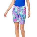 Lilly Pulitzer NWT Luxletic Reid Blue You’ve Been Spotted Ocean View Golf Shorts Photo 0