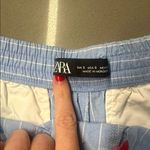 ZARA  Striped Poplin Shorts Photo 2