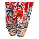 Boho Print Self Belted Front Open Long Kimono Dress one size fits most. L Photo 6