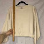 Vintage Rapizzi’s by Capizzi’s Cream Women's Y2K Cropped Shirt Top Size OS White Size L Photo 1