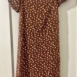 LA Hearts Cute Brown and White Floral Mini Dress Photo 0