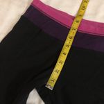 Nike Rare 2000s Y2K Black pink purple full length flare yoga mid/low pants. Size S. Measurements in pics Great preloved condition Photo 5