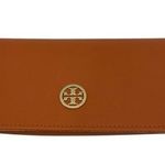 Tory Burch Saffino Orange Leather Sunglasses Case W/ Dustbag Photo 0