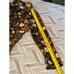 Simply Southern Womens Fleece Pullover Sweatshirt Floral Print Orange Brown XL Black Photo 5