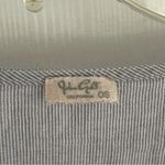 Brandy Melville  John Galt Coco Wrap Top in Blue Pinstripe Photo 4