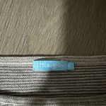 J. McLaughlin Cotton Cashmere Blend Gray Ribbed 3/4 Sleeve Pullover Sweater Sz S Photo 4