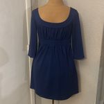 AGB Navy Dress Mini Dress 4P Petite Corporate Siren Casual Preppy Classic Indie Blue Photo 1