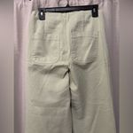 ZARA Light Green Denim High-Waisted
Cropped Wide-Leg Jeans Size 4 Photo 6