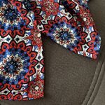 Evan Picone EVAN-PICONE Colorful Design Short Sleeve Blouse Size 16 Photo 6