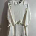 ZARA white shirt frill dress Size Small Photo 0
