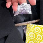 Susan Graver  Jacket M Black Gold Embroidered Beaded Career Chic Holiday Evening Photo 3